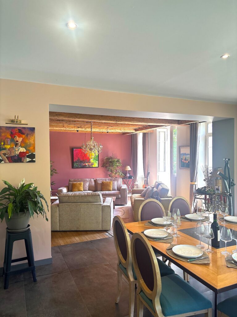 Domaine de la Françoise à Dieulefit — Espace repas