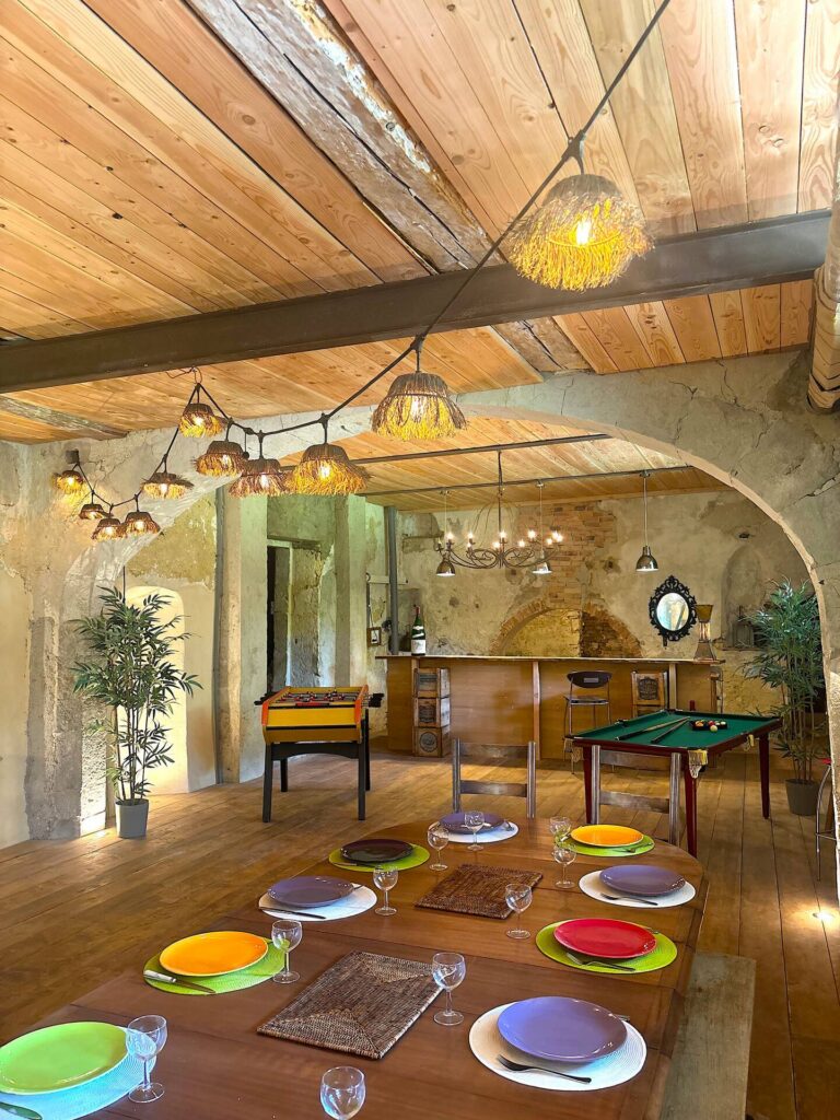 Domaine de la Françoise à Dieulefit — Salle de réception