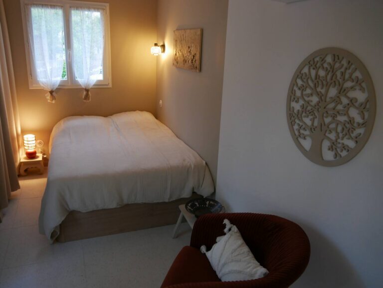 Le Chèvrefeuille à Ruoms — Chambre