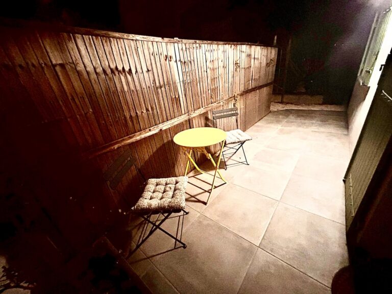 Le Jasmin à Ruoms — Patio